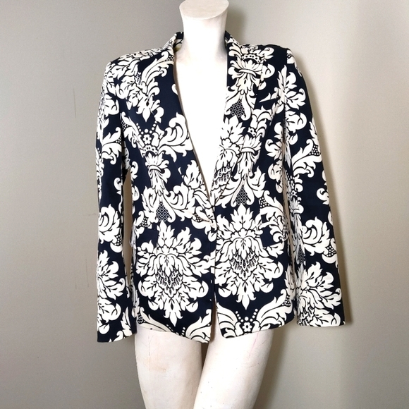 ROBERT RODRIGUEZ Women's Black Crea. single Snap Jacket 8 - Picture 1 of 8